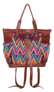 GABRIELLA Large Convertible Day Bag - Textile Pocket 0018