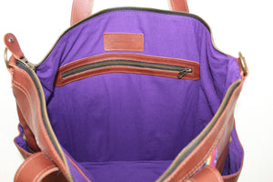GABRIELLA Large Convertible Day Bag - Leather Pocket 0013
