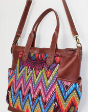 Load image into Gallery viewer, GABRIELLA Large Convertible Day Bag - Textile Pocket 0018