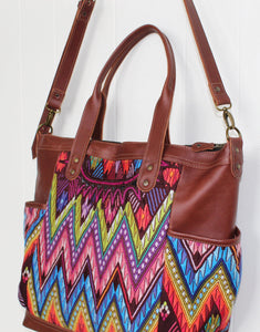 GABRIELLA Large Convertible Day Bag - Textile Pocket 0018