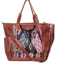 Load image into Gallery viewer, GABRIELLA Large Convertible Day Bag - Leather Pocket 0013