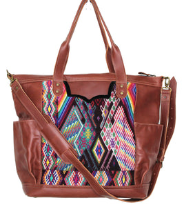 GABRIELLA Large Convertible Day Bag - Leather Pocket 0013
