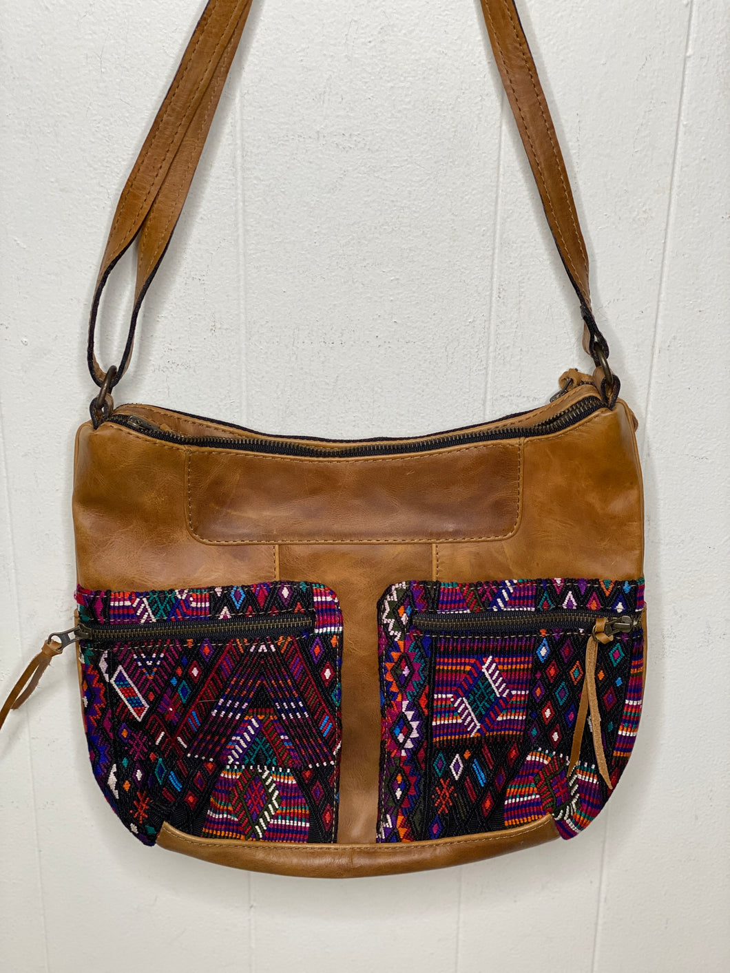 Copy of ROSA CROSSBODY Double Zipper Crossbody 0003