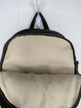Load image into Gallery viewer, MoonLake Designs Paloma backpack inside view of cream interior showing front zippered compartment