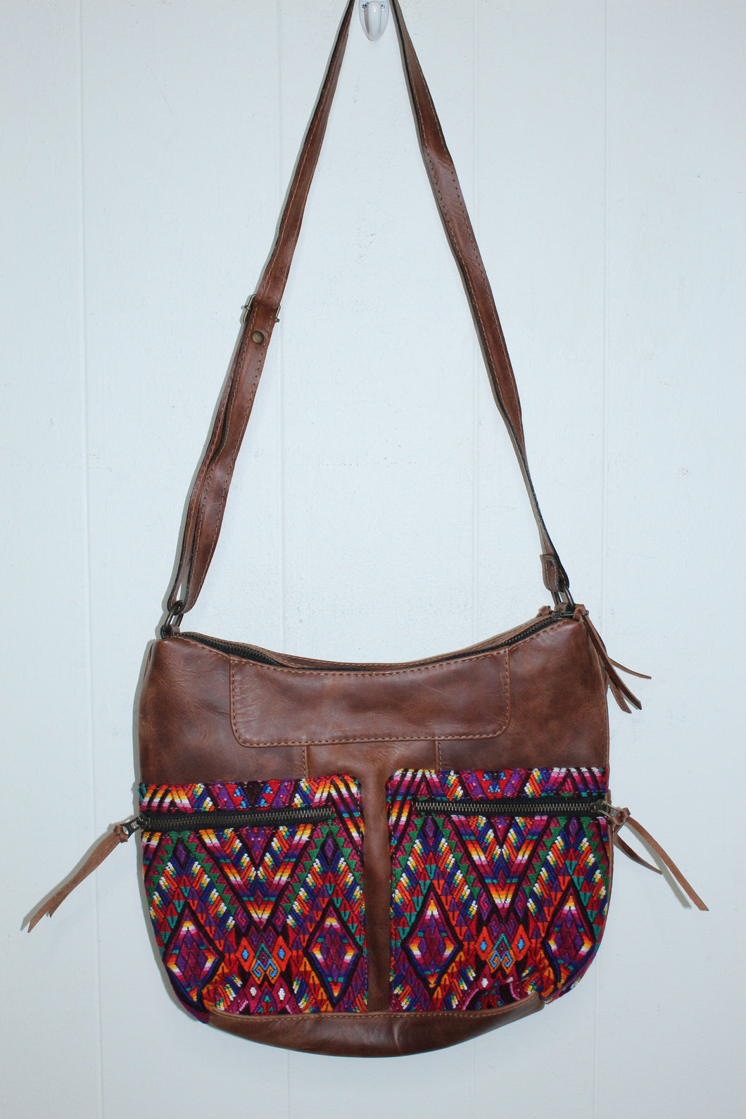 ROSA CROSSBODY Double Zipper Crossbody 0003