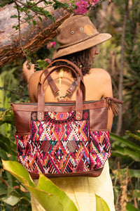 GABRIELLA Large Convertible Day Bag - Textile Pocket 0010