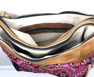 ROSA CROSSBODY Double Zipper Crossbody 0002