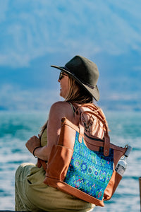GABRIELLA Large Convertible Day Bag - Leather Pocket 0017